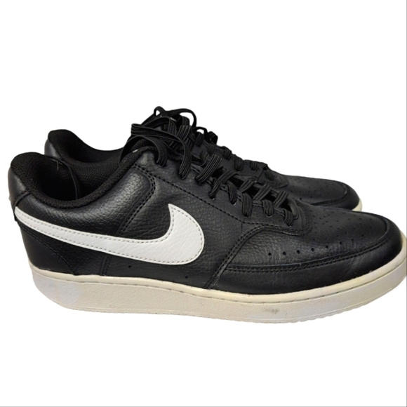 Nike Shoes - Nike Court Vision Low Black White‎ Sneakers